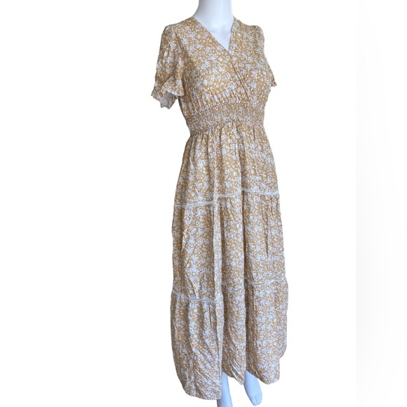 Pink Lily XS floral Maxi dress - Picture 3 of 10